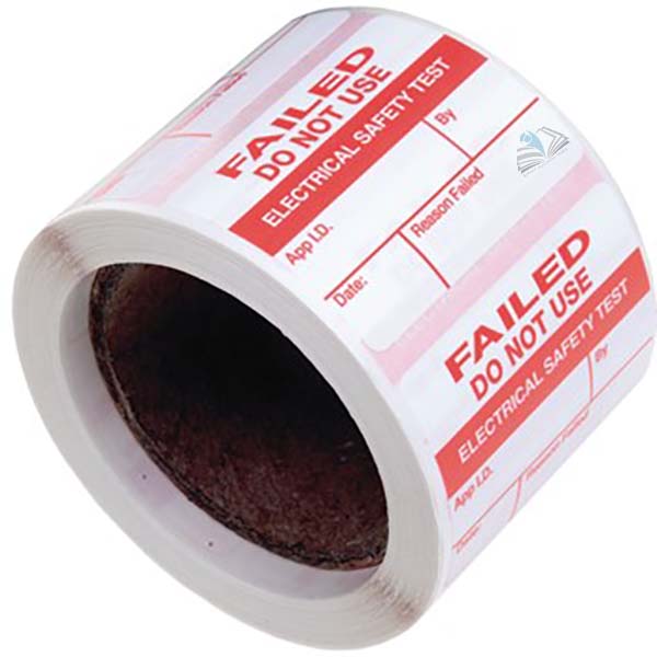 PAT Testing 500 Labels - Failed