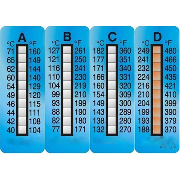 Adhesive Temperature Indicators