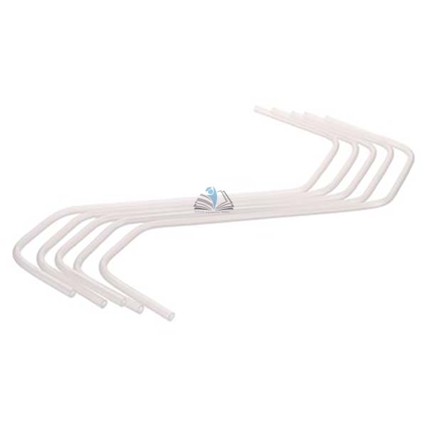 Polypropylene Gas Delivery Tubes Double Bend